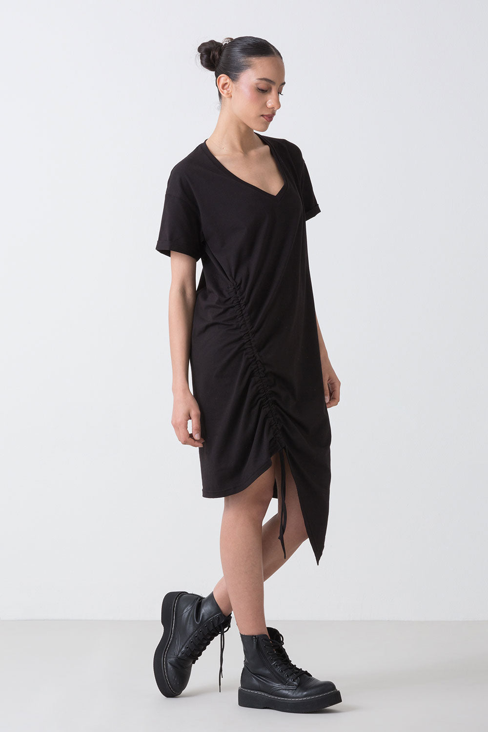 SUMMER ABITO IN JERSEY ELASTICIZZATO