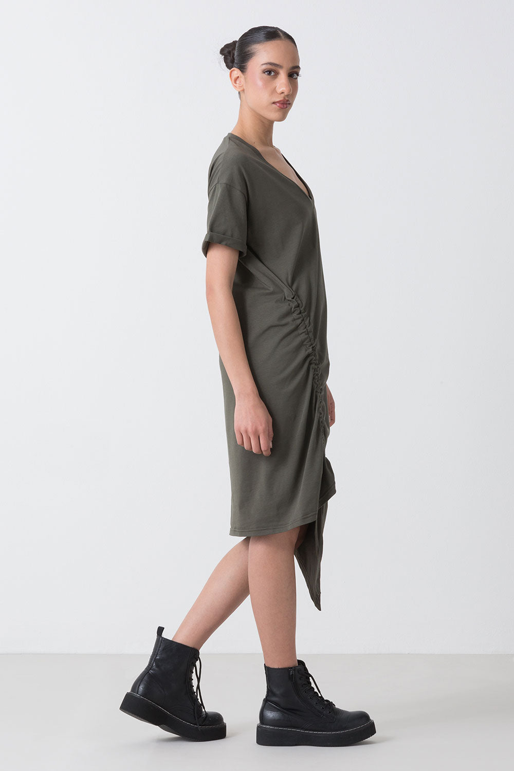 SUMMER ABITO IN JERSEY ELASTICIZZATO