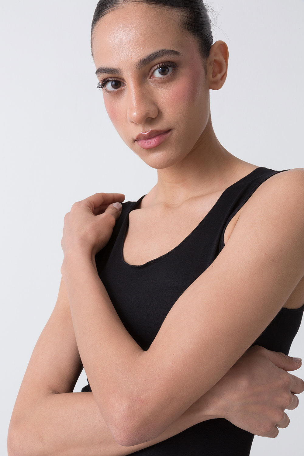 BASIC CANOTTA IN JERSEY ELASTICIZZATO