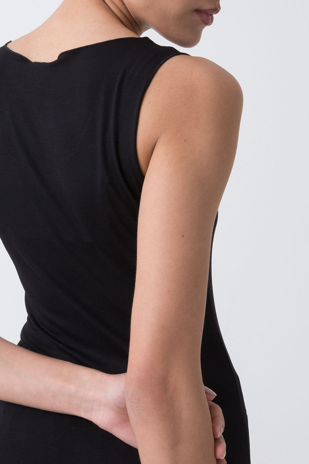 BASIC CANOTTA IN JERSEY ELASTICIZZATO