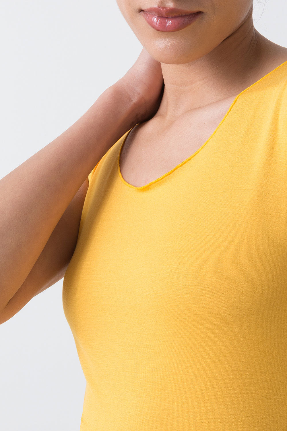 BASIC CANOTTA IN JERSEY ELASTICIZZATO