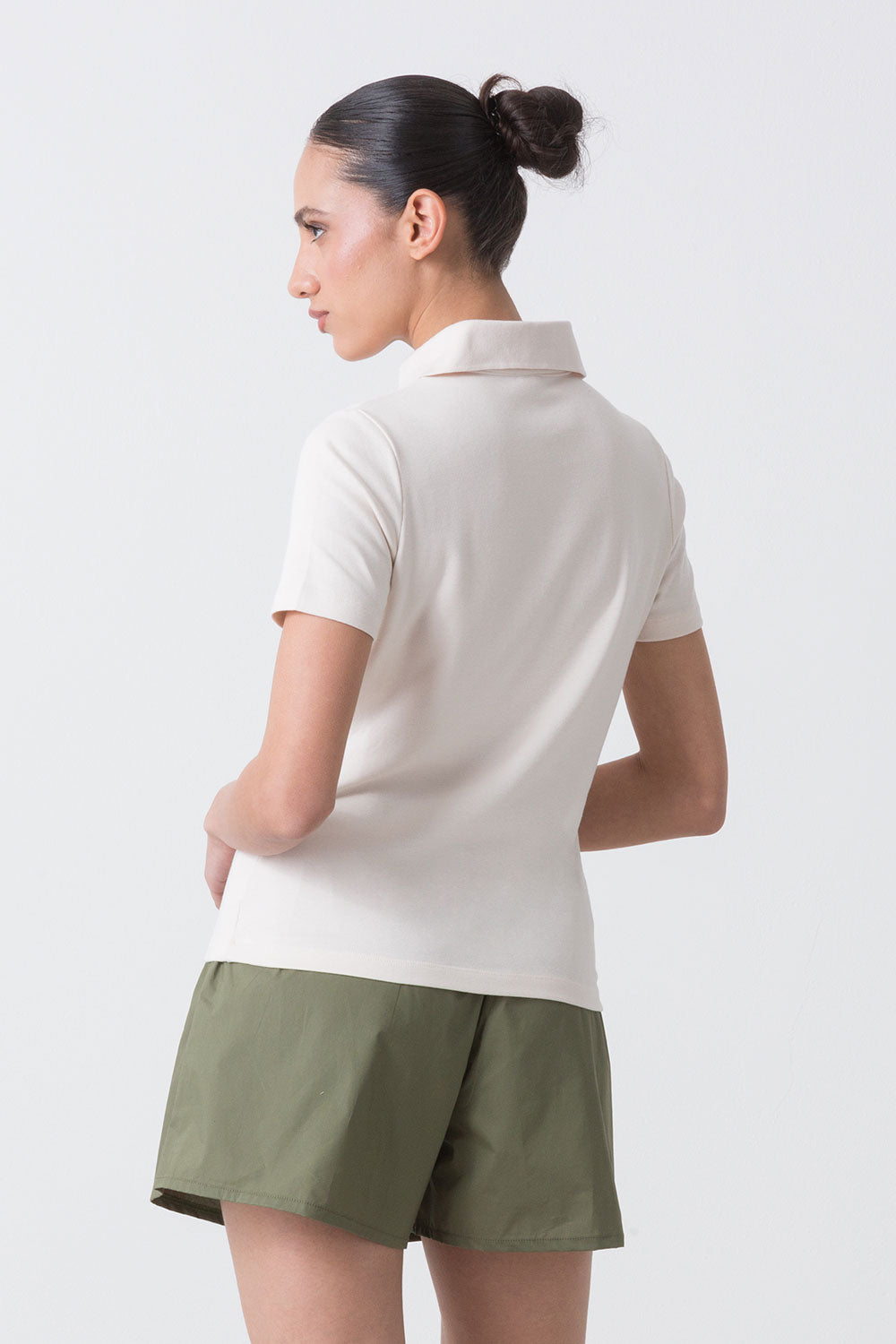 CITY POLO A MANICHE CORTE CON COLLETTO ALTO