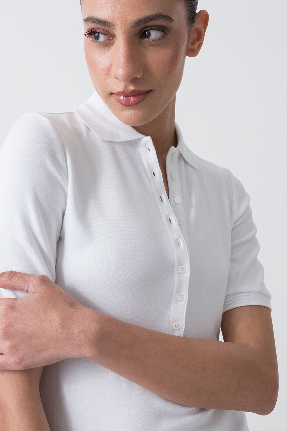 CITY POLO A MANICHE CORTE