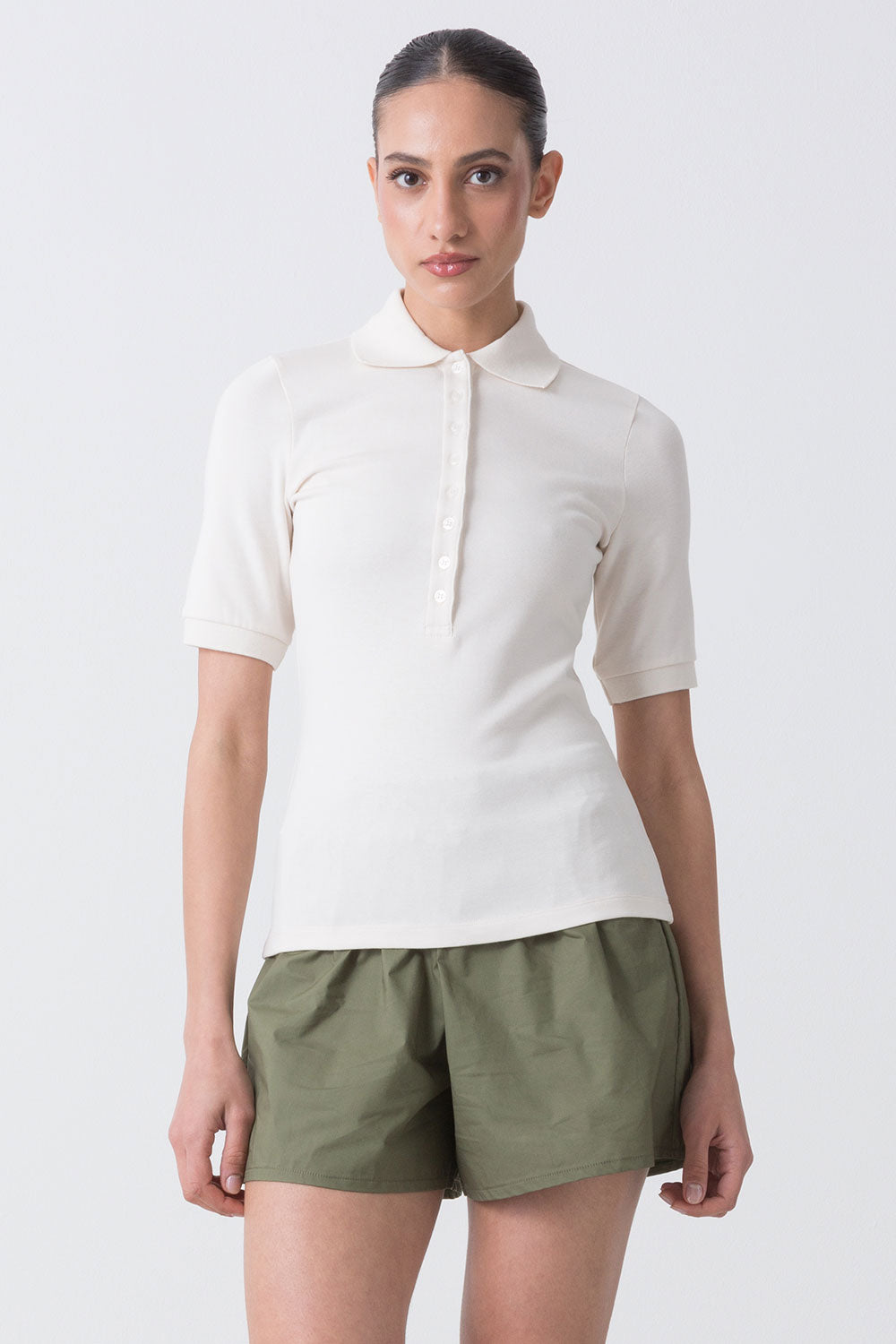 CITY POLO A MANICHE CORTE