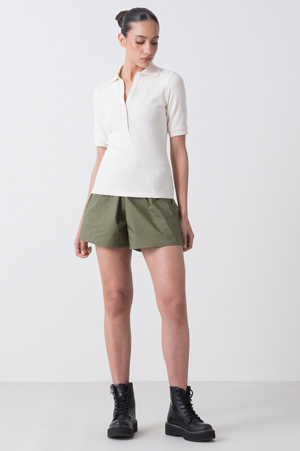 CITY POLO A MANICHE CORTE