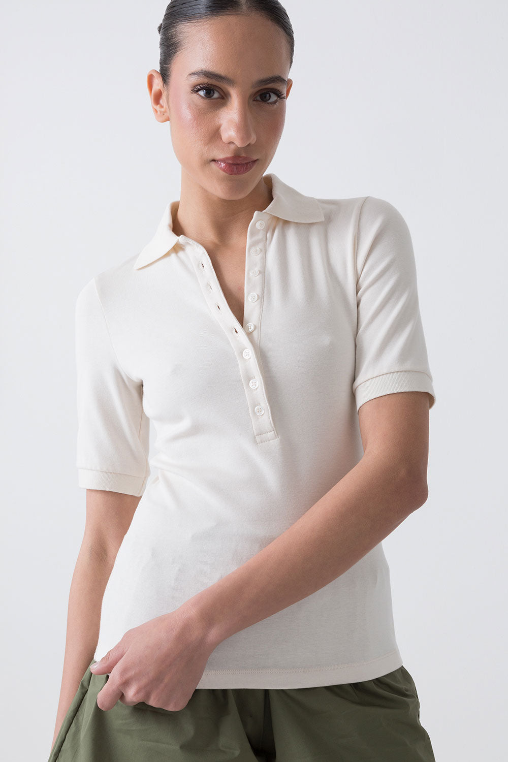 CITY POLO A MANICHE CORTE