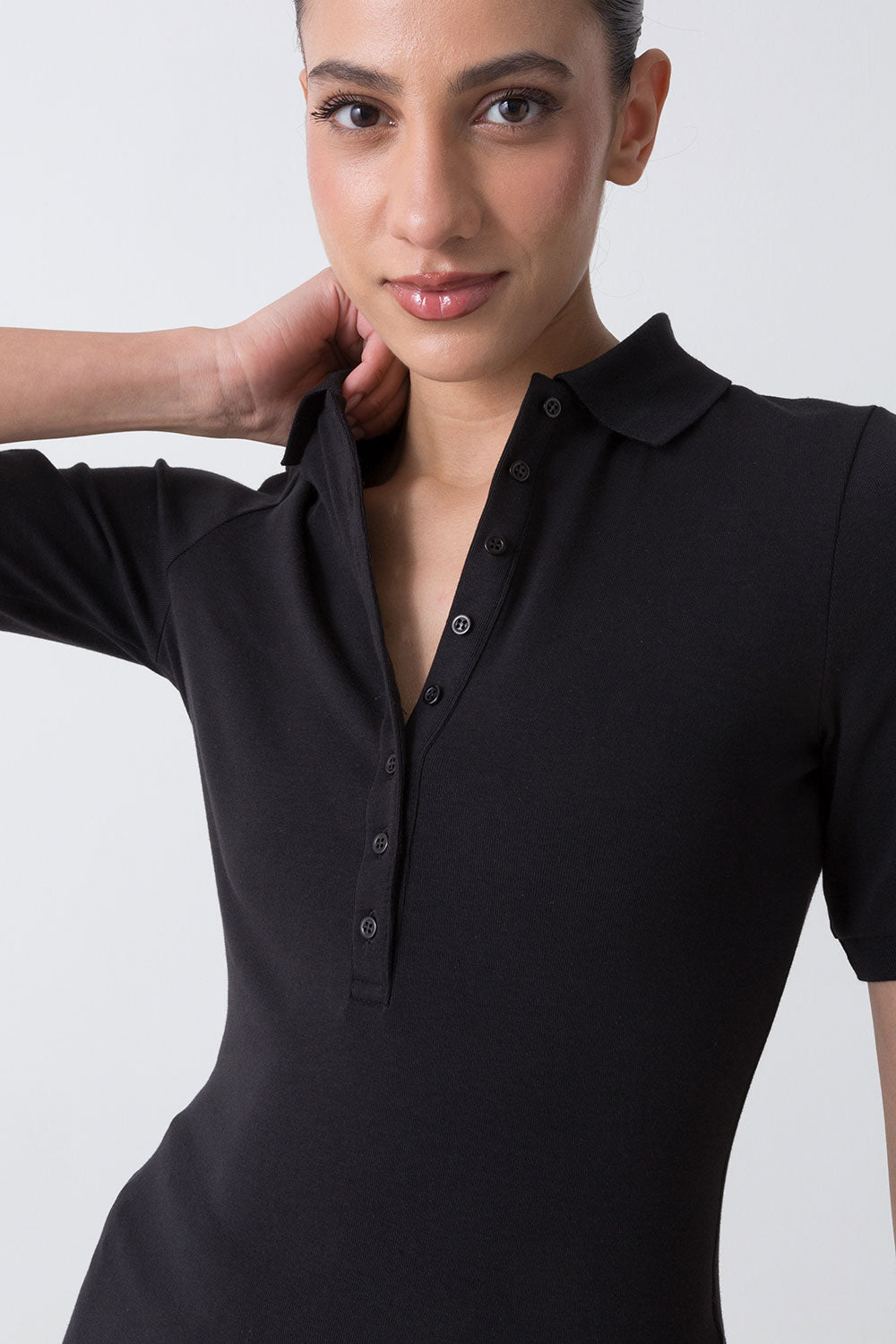 CITY POLO A MANICHE CORTE