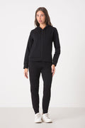 CHÁNDAL BÁSICO FULL ZIP CON CAPUCHA + PANTALÓN RECTO EN EL BAJO