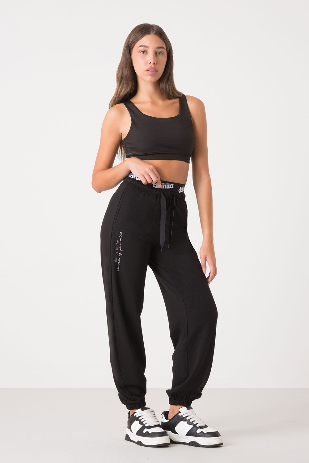 PANTALONE MODAL STRETCH NON GARZATO CON ELASTICO AL FONDO