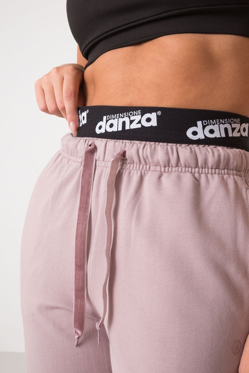 PANTALONE MODAL STRETCH NON GARZATO CON ELASTICO AL FONDO