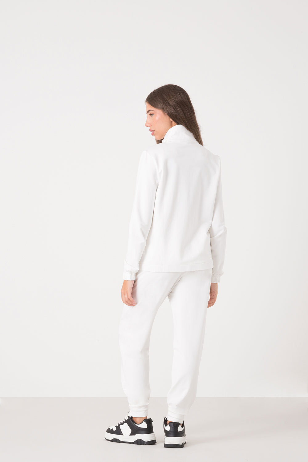 GIACCA FULL ZIP COLLO ALTO NON GARZATA