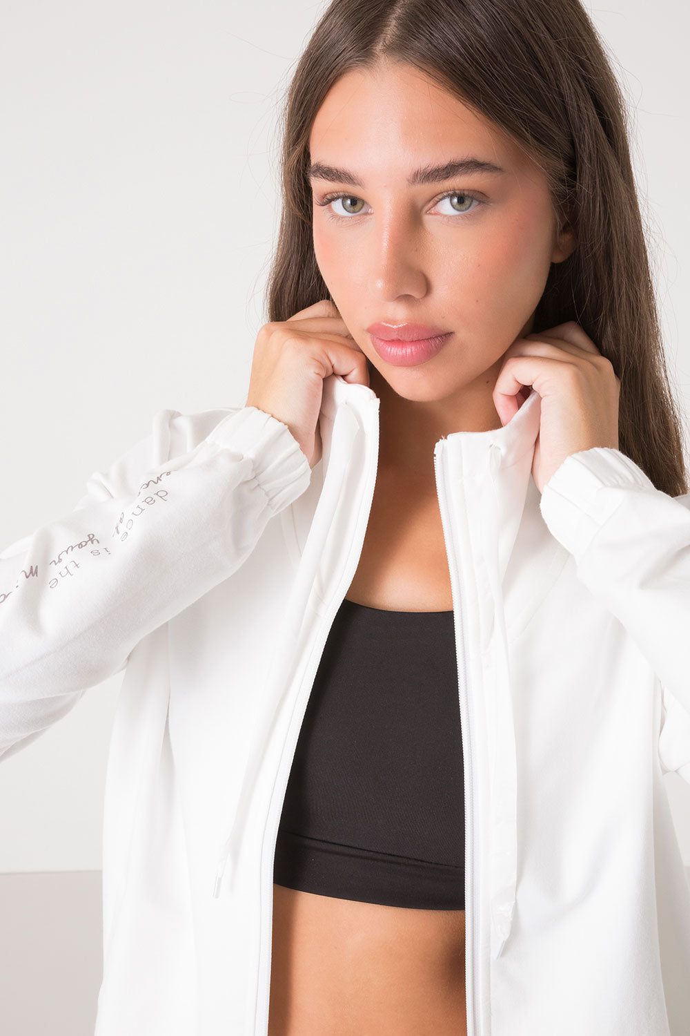 GIACCA FULL ZIP COLLO ALTO NON GARZATA