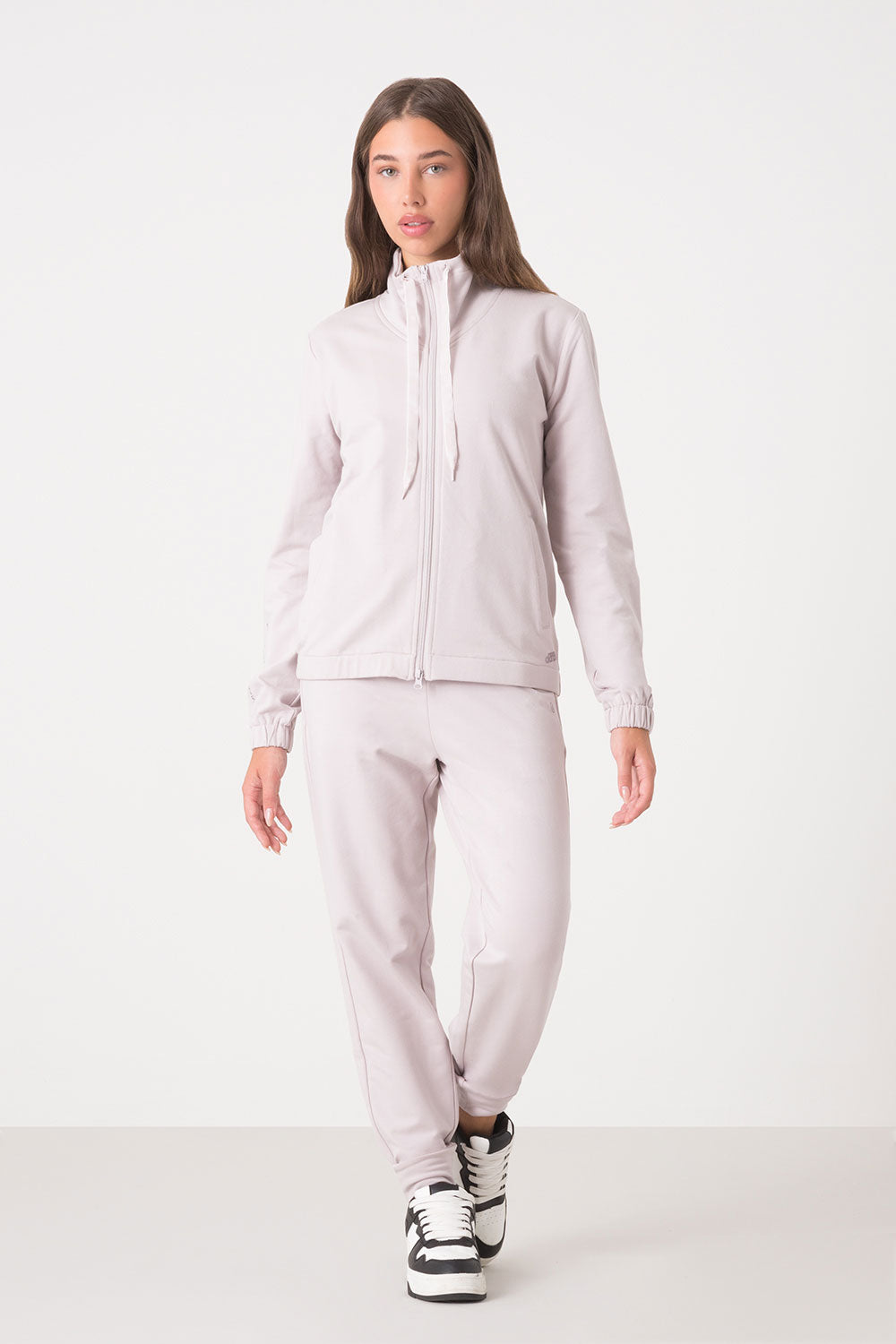 GIACCA FULL ZIP COLLO ALTO NON GARZATA