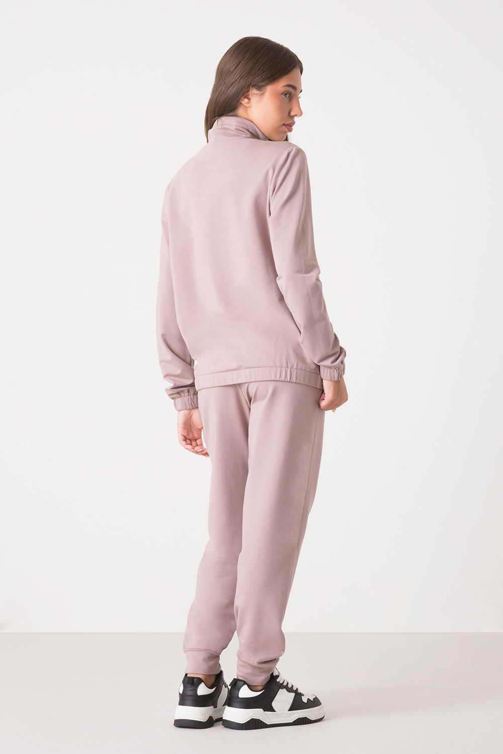 GIACCA FULL ZIP COLLO ALTO NON GARZATA