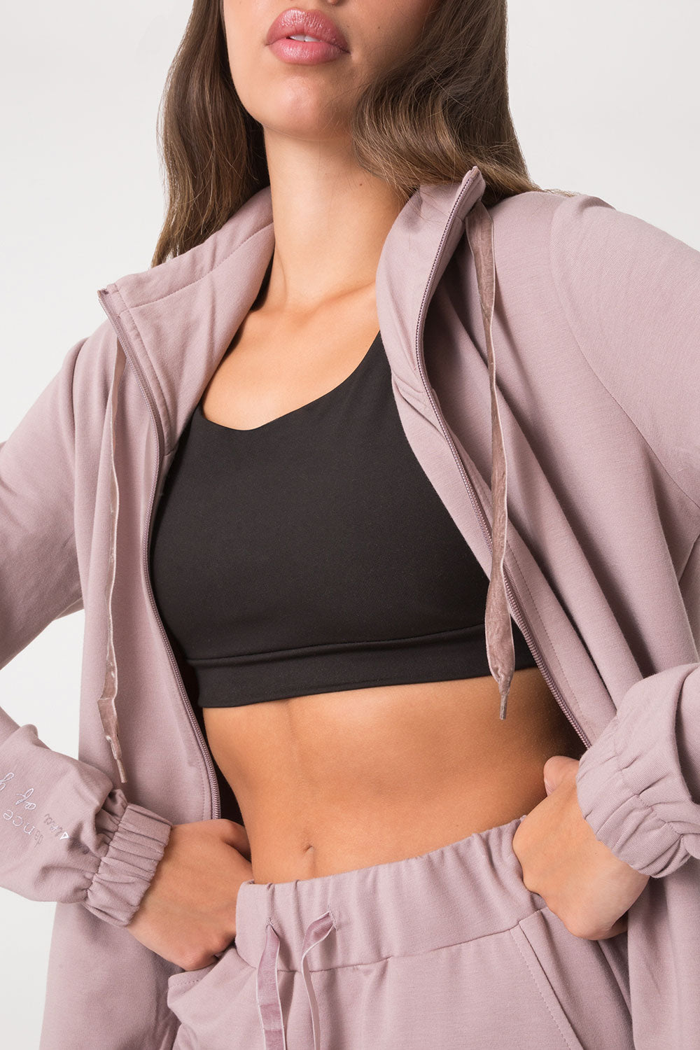 GIACCA FULL ZIP COLLO ALTO NON GARZATA