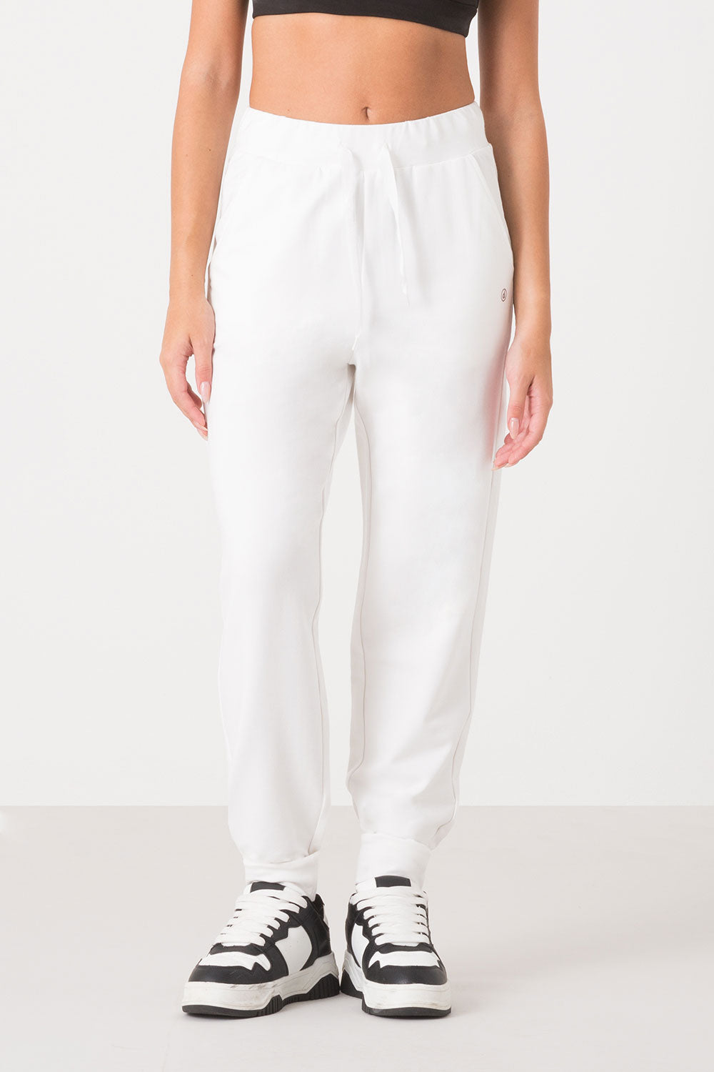 PANTALONE MODAL STRETCH CON POLSINO AL FONDO