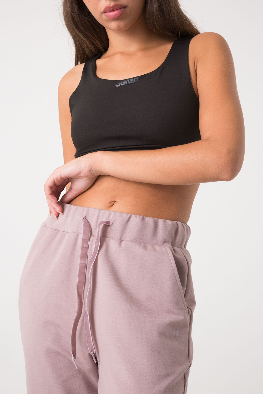 PANTALONE MODAL STRETCH CON POLSINO AL FONDO