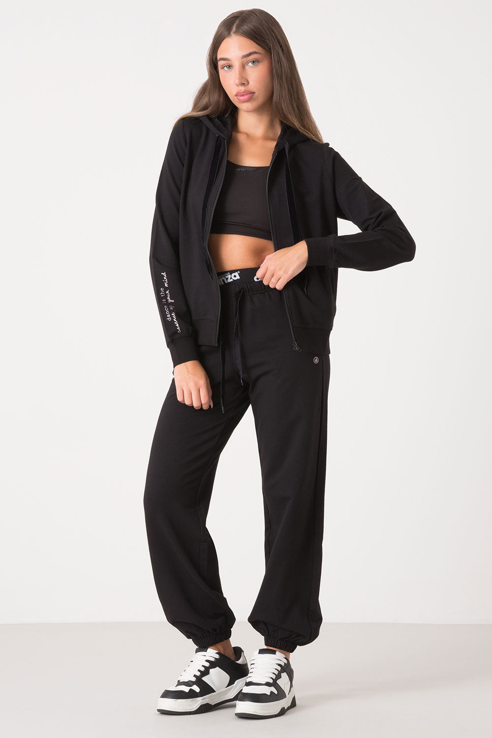 GIACCA FULL ZIP CON CAPPUCCIO