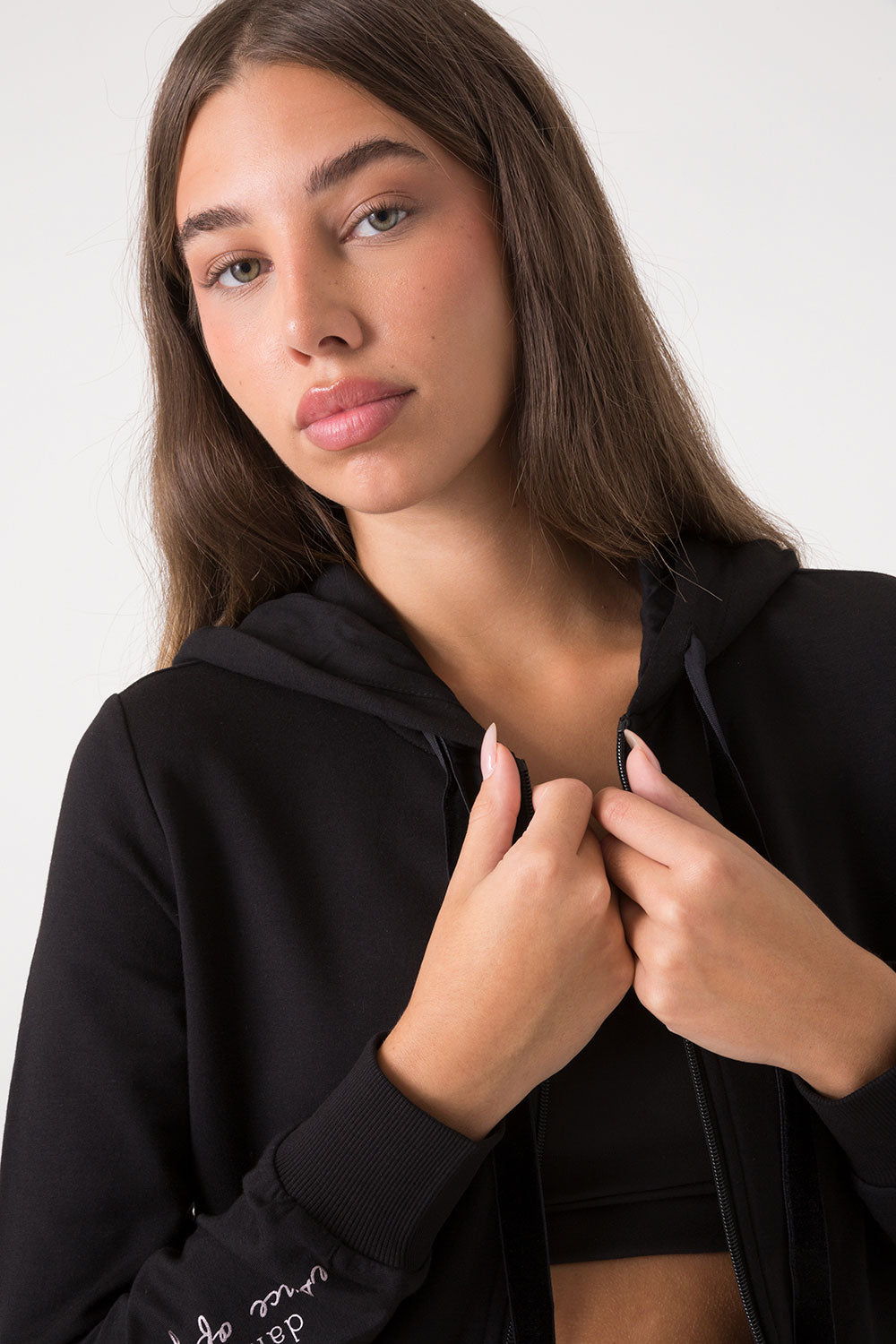 GIACCA FULL ZIP CON CAPPUCCIO