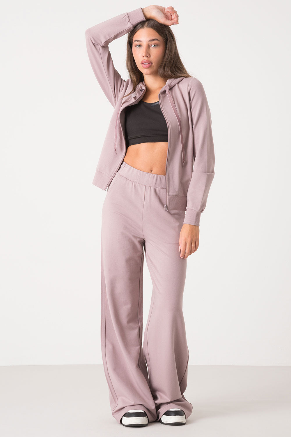 GIACCA FULL ZIP CON CAPPUCCIO