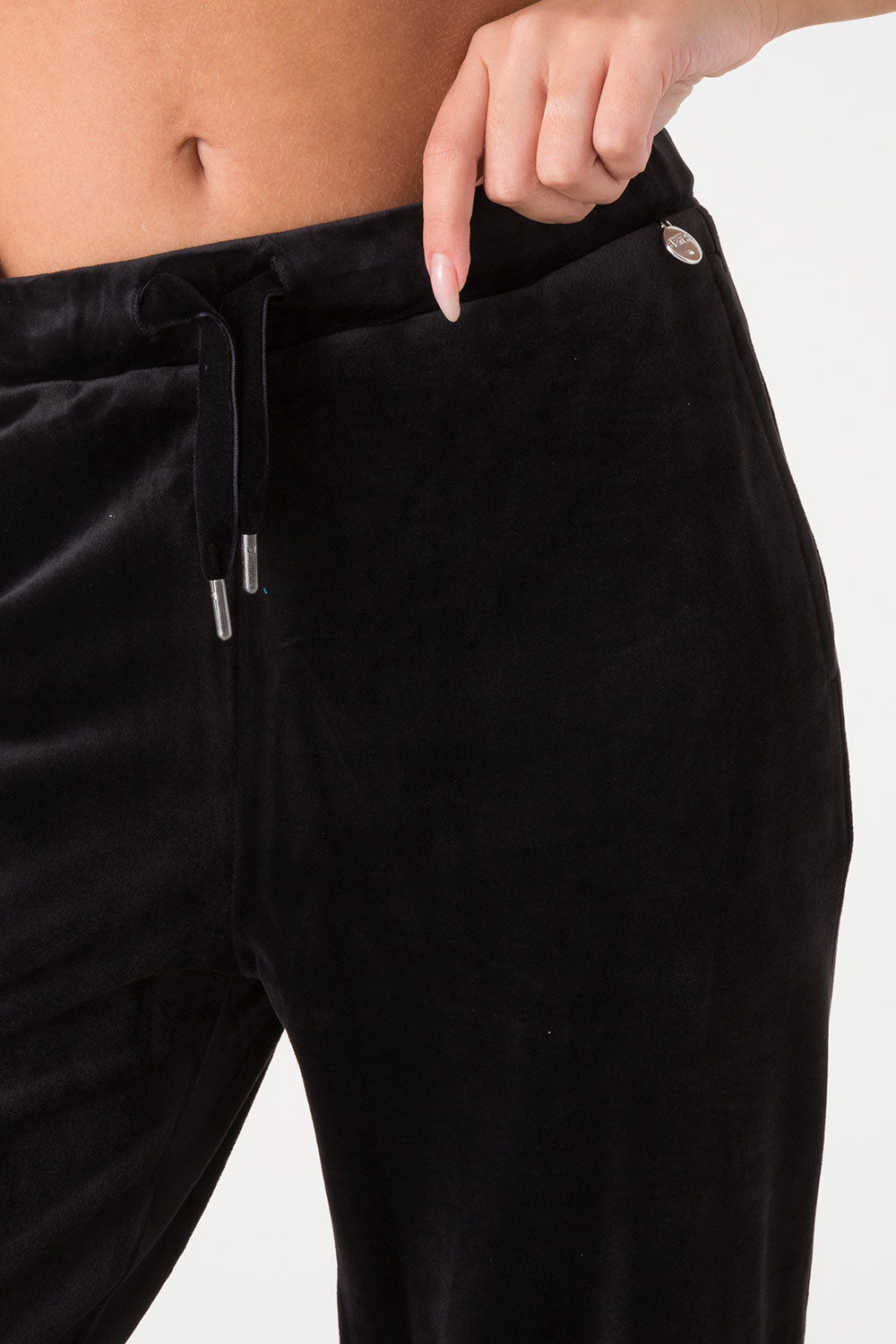 PANTALONE IN CINIGLIA SOFT CON POLSINO AL FONDO