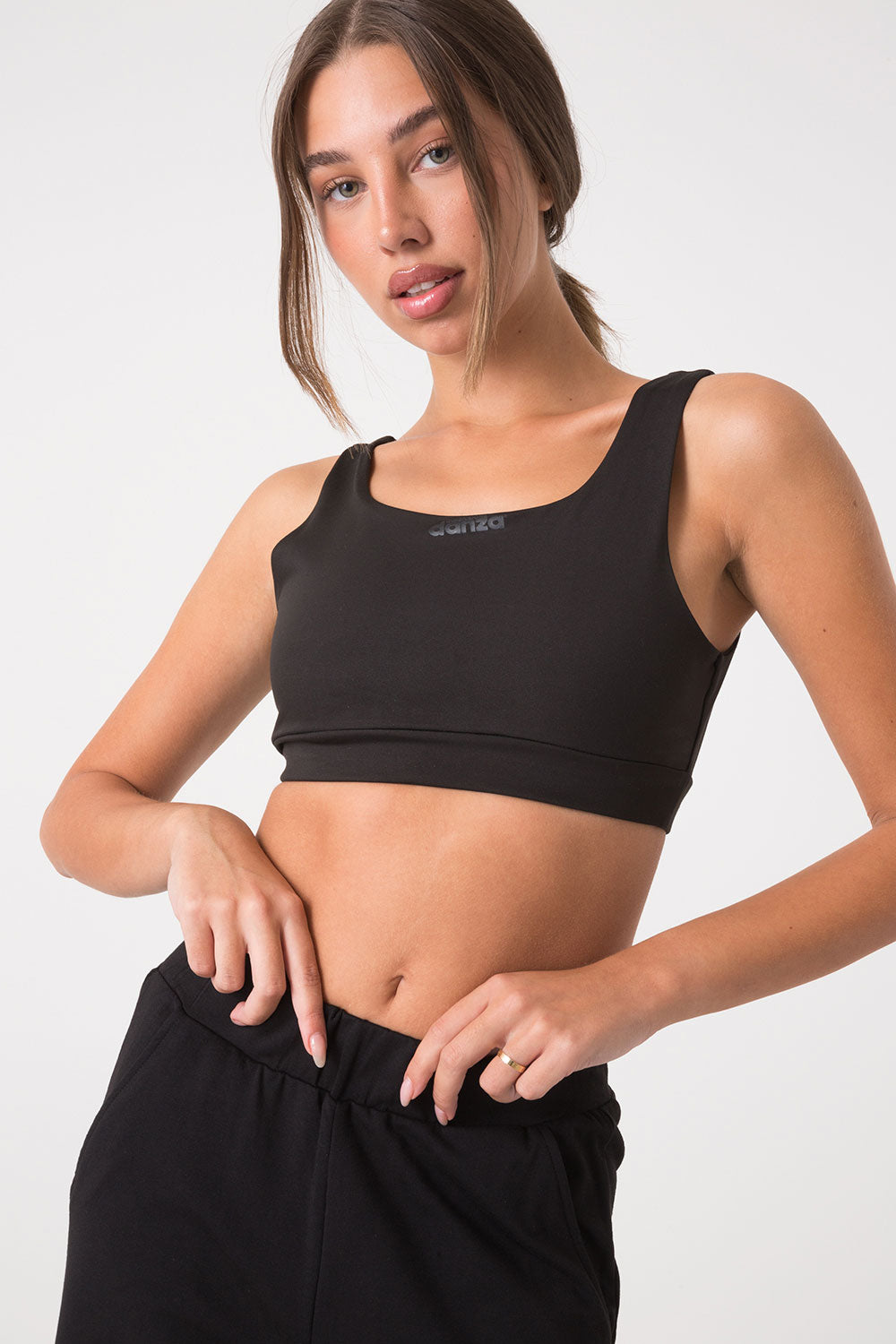 PANTALONE AMPIO FELPA STRETCH NON GARZATO