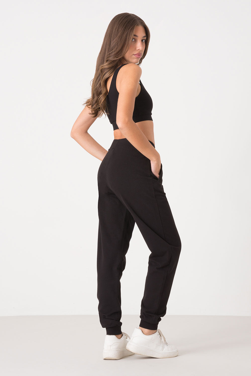PANTALONI FELPA STRETCH
