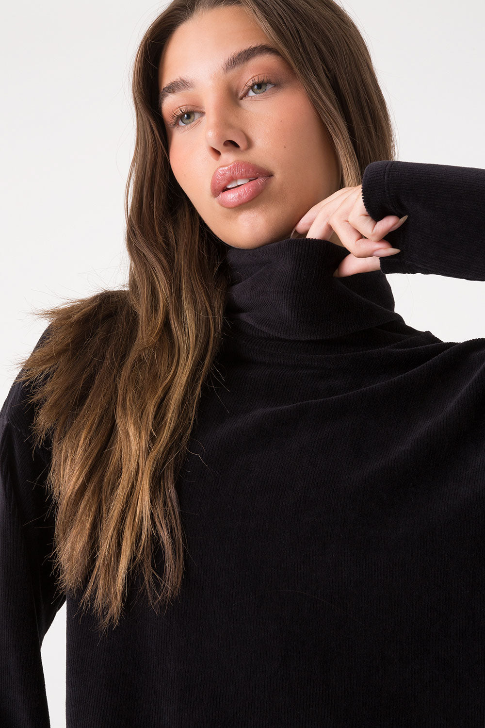 LUPETTO LEGGERO VELLUTO A COSTE