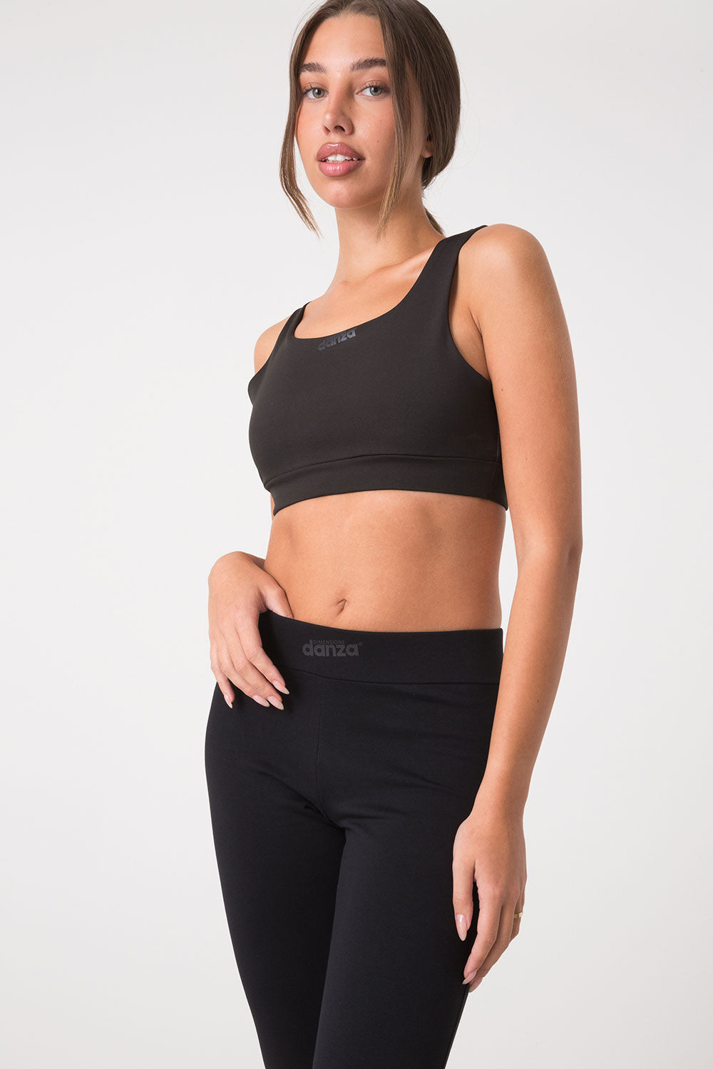 BASIC PANTA JAZZ IN FELPA STRETCH GARZATA