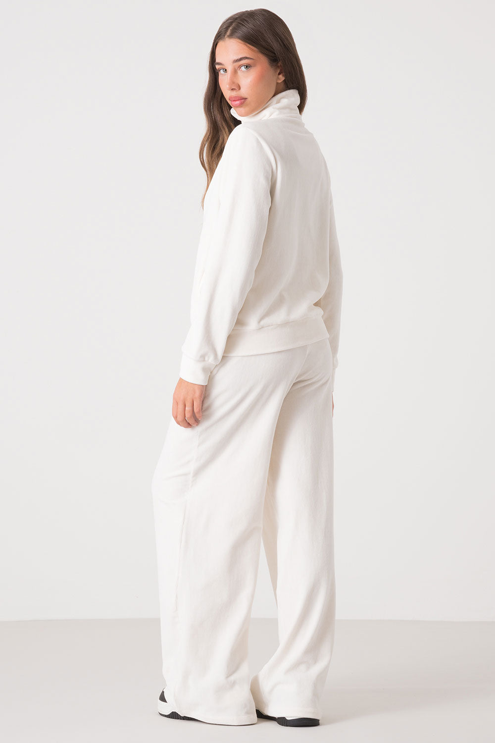 FULL ZIP VELLUTO A COSTE