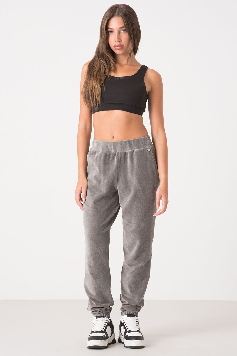 PANTALÓN DE PANA CON ELÁSTICO EN EL BAJO