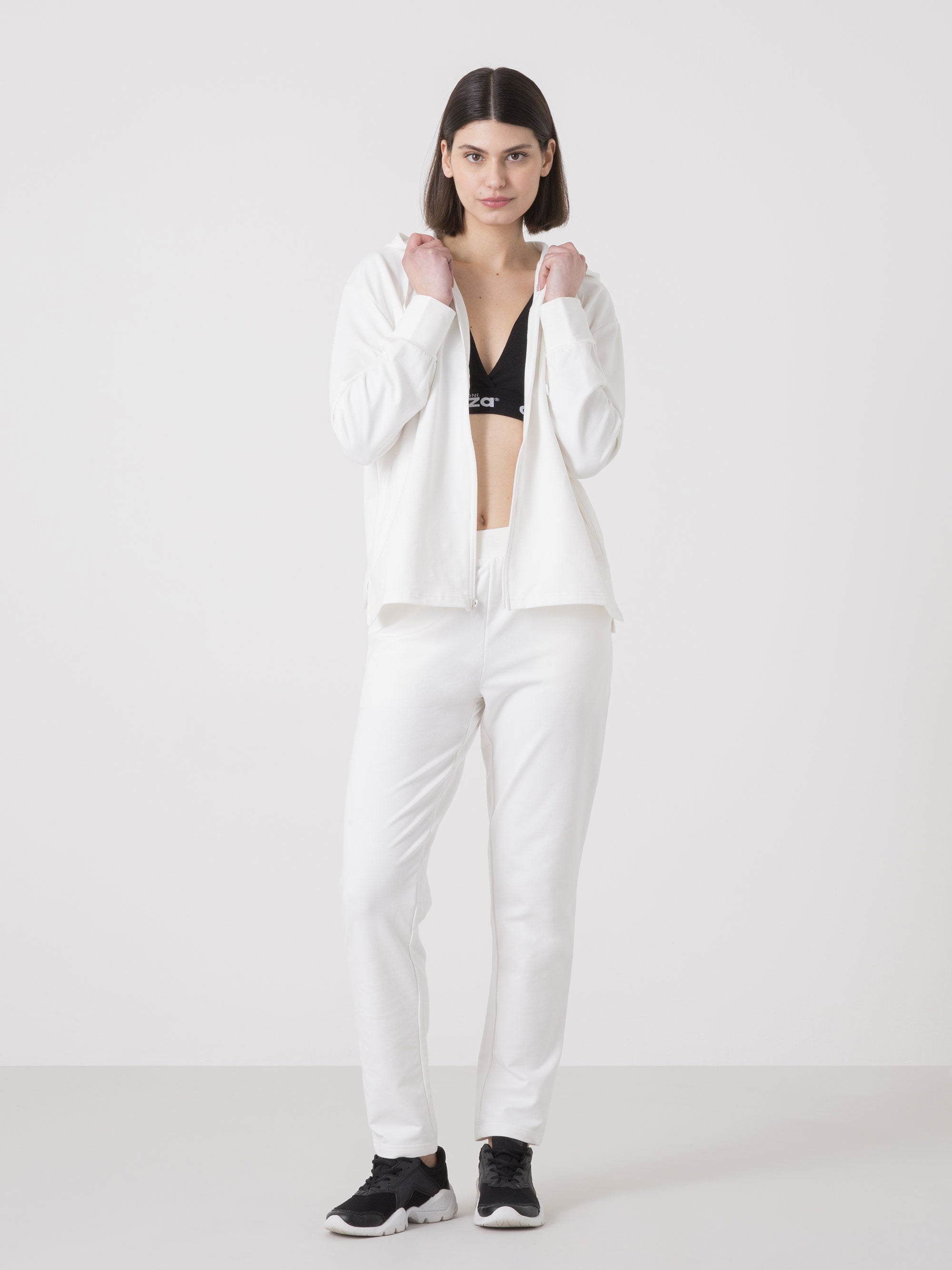 ŽENSKA PLESNA MAJICA FULL ZIP S KAPULJACOM DIMENSIONE DANZA