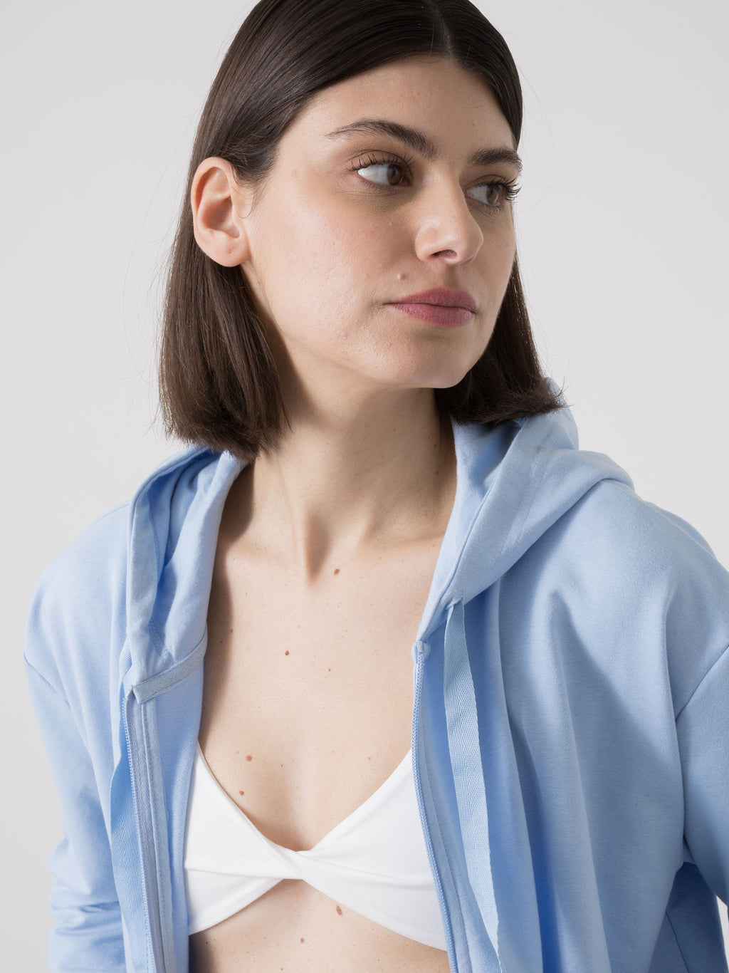 ŽENSKA PLESNA MAJICA FULL ZIP S KAPULJACOM DIMENSIONE DANZA