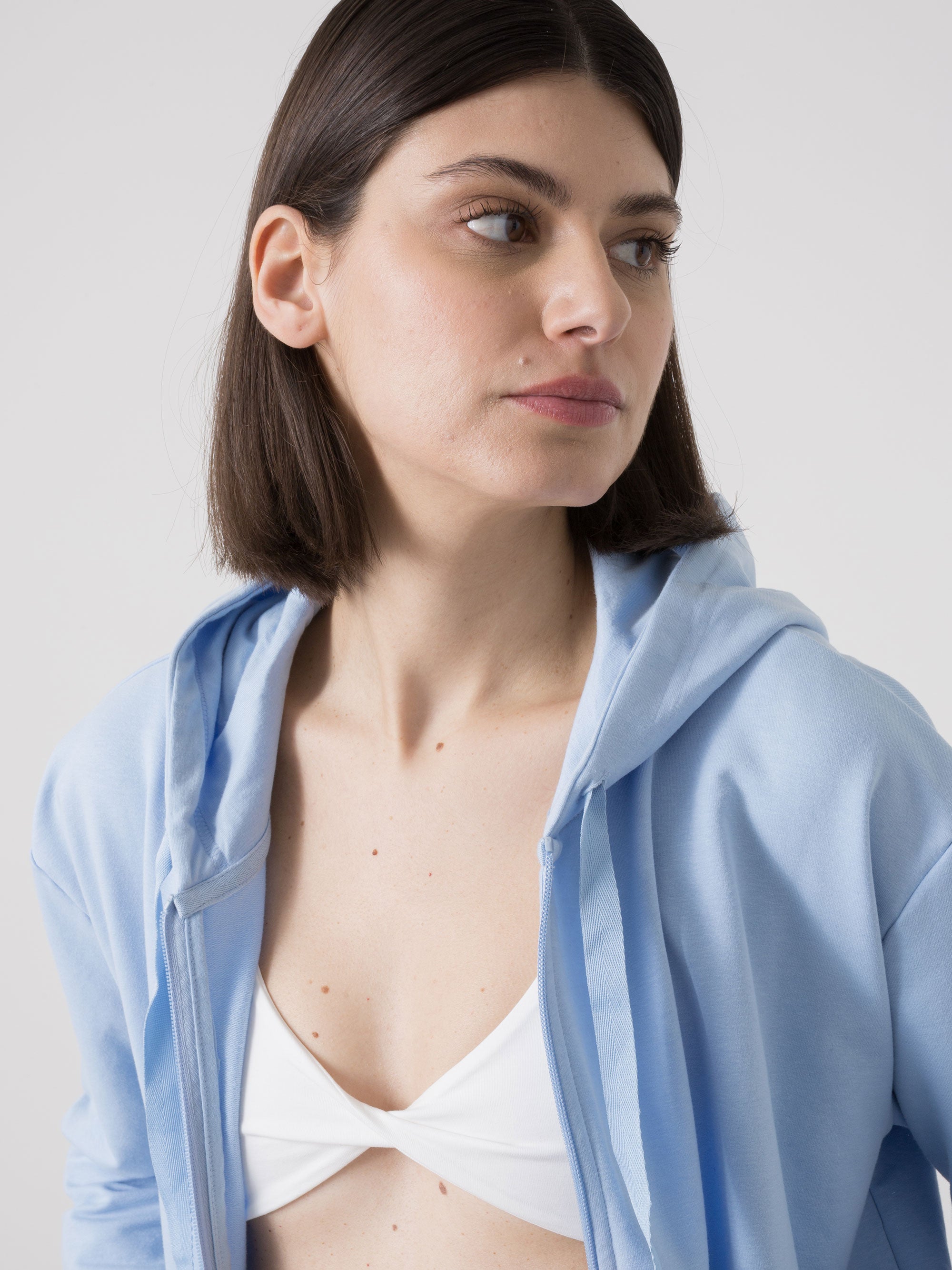 ŽENSKA PLESNA MAJICA FULL ZIP S KAPULJACOM DIMENSIONE DANZA