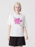 ŽENSKA T-SHIRT MAJICA DIMENSIONE DANZA OD STRETCH MODALA S CVJETNIM PRINTOM SPRIJEDA
