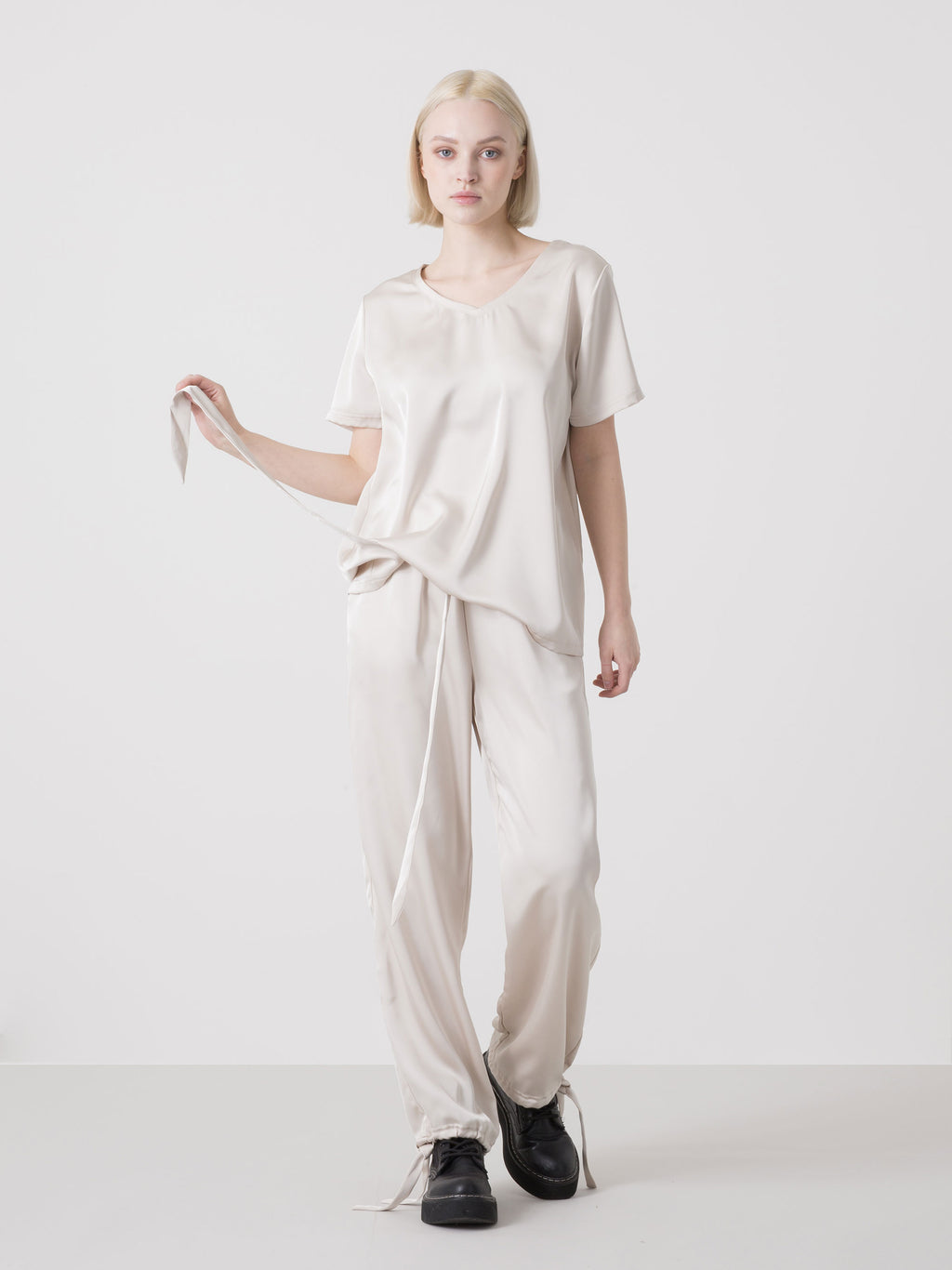 T-SHIRT SATINATA TAN-NISA DIMENSIONE DANZA B’GHONQ V U REGULAR FIT