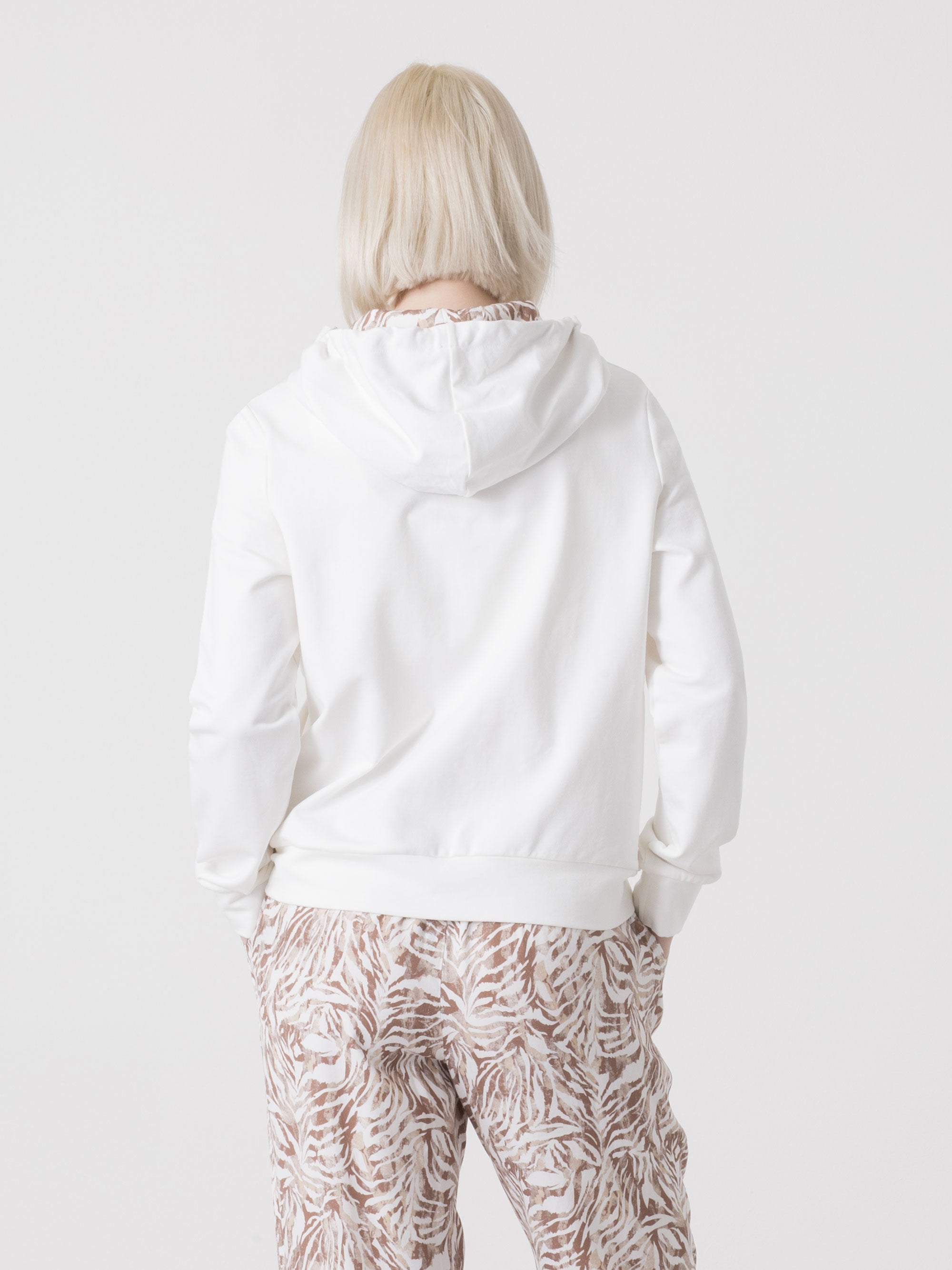 DIMENSIONE DANZA NAISTEN TÄYSVETOKETJULLINEN HUPPARI, STRETCH JA ANIMALIER-YKSITYISKOHDAT