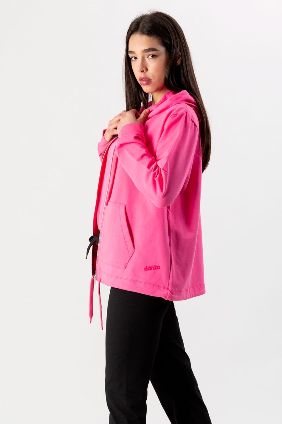 Felpa con hotsell cappuccio zip