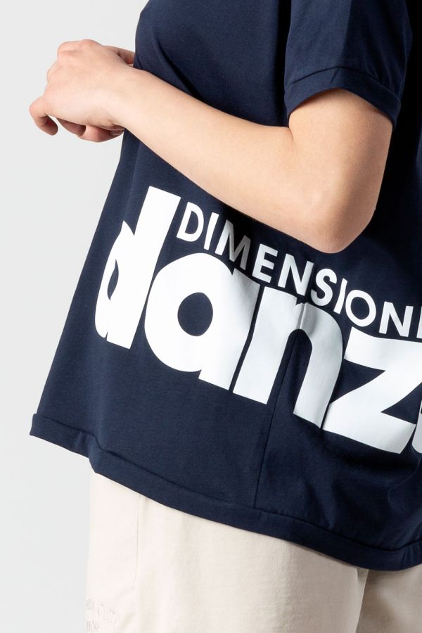 T-SHIRT IN JERSEY CON MAXI LOGO