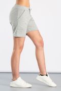 Shorts da donna in felpa di cotone